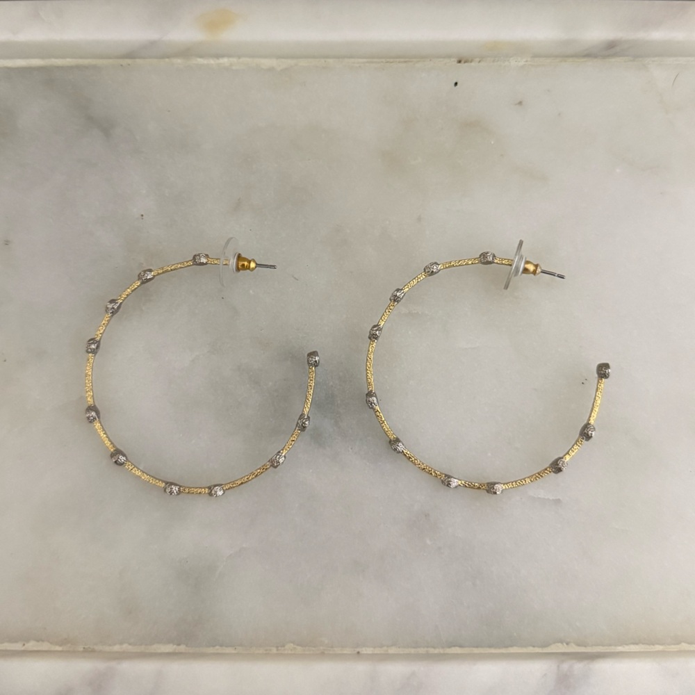 ALEXIS BITTAR STUDDED HOOP